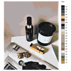 Картина по номерам Т541 "косметика" 80x100 Brushes Paints