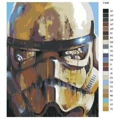 Картина по номерам V-846 "Звездные войны. Капитан Фазма", 80x100 см Brushes Paints