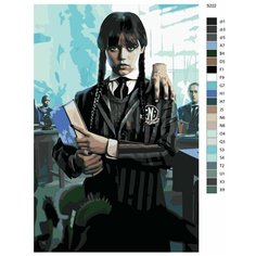 Картина по номерам S222 "Уэнсдэй (Wednesday) сериал", 80x120 см Brushes Paints