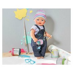 Одежда джинсовая для куклы BABY born, ZAPF CREATION 822210-брюки