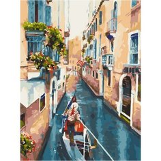 Картина по номерам Узкие каналы 40х50 см Hobby Home