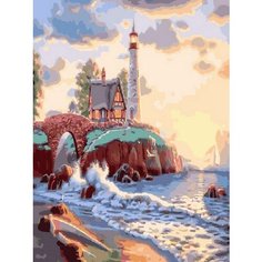 Картина по номерам Маяк на рассвете 40х50 см Hobby Home