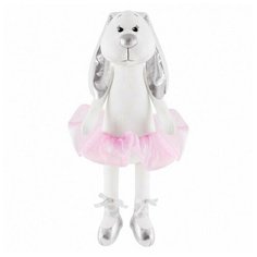 Мягкая игрушка Крольчиха Анастасия балерина, 25 см Нет бренда