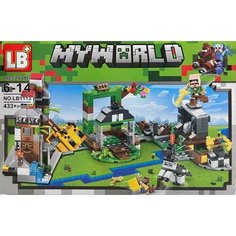 Конструктор Майнкрафт Minecraft "My World" 433 детали / Совместим с лего