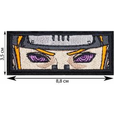 Нашивка, шеврон, патч (patch) Аниме, размер 8,7*3,5 см Rocknrolla