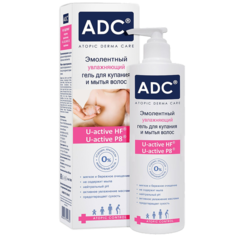 ADC Эмолентный гель для купания и мытья волос увлажняющий 200 мл 1 шт Наша Мама