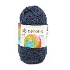 Пряжа Пехорка Детская новинка 1 шт цвет 255 Джинсовый, 200м, 50г, высокообъемный акрил 100%