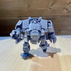 Игровая фигурка Дредноут Космодесанта c ближний бой 1 (Space Marine Dreadnought) Warhammer 40k/Вархаммер 40к Нет бренда