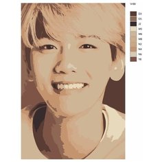 Картина по номерам V-69 "K-pop EXO. Участник группы" 70x110 Brushes Paints