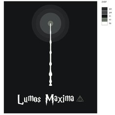 Картина по номерам Z-637 "Гарри Поттер. Волшебная палочка в действии" 80x100 Brushes Paints