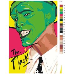 Картина по номерам Z33 "Фильм Маска" 80x120 Brushes Paints