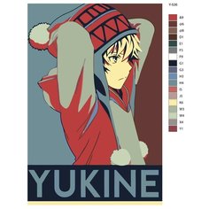 Картина по номерам Y-536 "Аниме Бездомный Бог. Юкине" 70x110 Brushes Paints