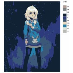 Картина по номерам V-185 "Игра Tiny Bunny. Ольга Петрова" 70x90 Brushes Paints