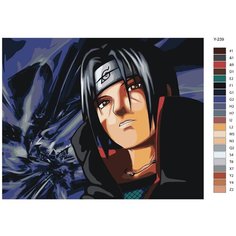 Картина по номерам Y-239 " Итачи - Аниме Наруто " 70x90 Brushes Paints