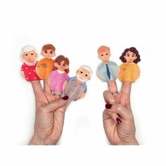 Игра-конструктор «Семья», 6 деталей, 9 см Lip Lip