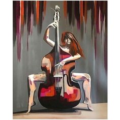 Картина по номерам Страстная виолончелистка 40х50 см 000 Art Hobby Home