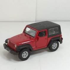 Металлическая машинка 1:34-1:39 JEEP WRANGLER 2007г, красный 42371H-D Welly