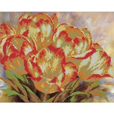 Вышивка бисером картины Тюльпаны 24*30см Светлица