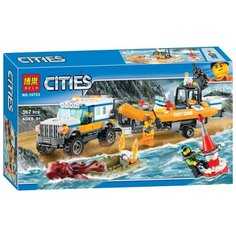 Конструктор Lari (Bela) Urban 10753 Внедорожник 4х4 команды быстрого реагирования, 367 дет.