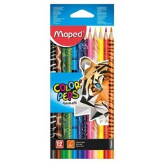 Maped Цветные карандаши Color Peps Animals 12 цветов (832212) разноцветный