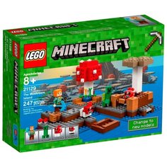 Конструктор LEGO Minecraft 21129 Грибной остров, 247 дет.