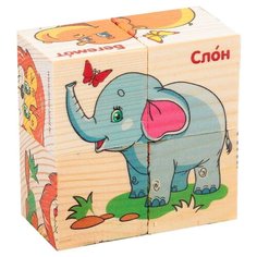 Развивающая игрушка Лесная мастерская Животные Африки, 1534808