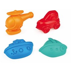 Набор Hape Набор для путешествий E4085, голубой/красный/зеленый/оранжевый
