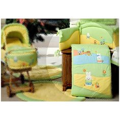 Мягкий бортик BABYPIU "Акварели" из коллекции "4 времени года" 22R.155P (стандарт)