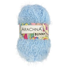 Пряжа ARACHNA Bunny, 100% микрополиэстер, 5*100 г, 110 м, №54, голубой
