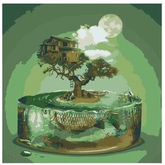 Картина по номерам, "Живопись по номерам", 80 x 80, Z-AB399