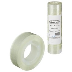 Клейкая лента канцелярская 15х33 12 шт/уп Noname
