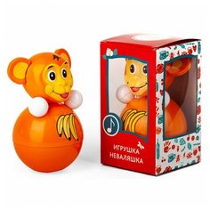Игрушка Котовские неваляшки Обезьянка со звуком 16 см Котовские неваляшки Тамбовский пороховой завод