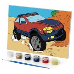 Картина по номерам Школа талантов "Джип" 21х15 см