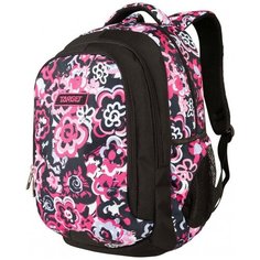 Рюкзак школьный ортопедический для девочек Target Be pack Flower fusion Розовые цветы. Рюкзак на 10-16 лет в школу девочке с рисунком