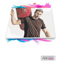Картина по номерам на холсте Райан Рейнольдс, 60 х 80 см Красиво Красим
