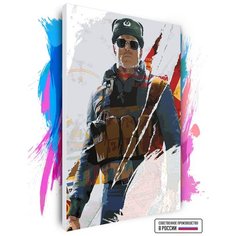 Картина по номерам на холсте COD Cold War, 60 х 90 см Красиво Красим