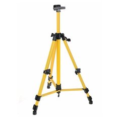 Мольберт телескопический, тренога, металлический, жёлтый, размер 51 - 153 см Calligrata