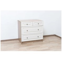 Комод Комфорт-S М7 Богуслава дуб баррик светлый/крем брюле