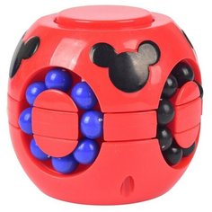 Спиннер куб-головоломка "2 в 1", игрушка антистресс, красная Happy Ko