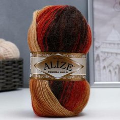 Пряжа "Angora Gold Batik" 20% шерсть, 80% акрил 550м/100гр (2626) нет бренда