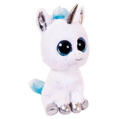 Мягкая игрушка Единорог с серебряным рогом и копытцами, 14 см A Btoys