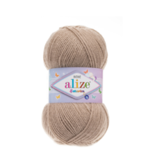 Пряжа Alize Sekerim Bebe, 100 % акрил, 100 г, 320 м, 1 шт., бежевый
