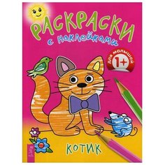 ИГ Весь Раскраски с наклейками. Котик VES