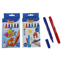 JOVI Фломастеры 6 цветов MAXI, утолщённые