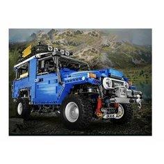 Happy Build Радиоуправляемый конструктор Happy Build "Toyota Land Cruiser J40" (2087 деталей) - YC-QC012