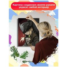 Картина по номерам Игра Bloodborne (Аниме, леди Мария) - 7456 В 30x40
