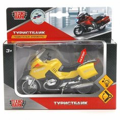 Технопарк Мотоцикл Туризм 12,5 см свет + звук с 3 лет