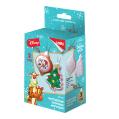 Роспись елочных игрушек LORI 3D Art, Disney, "Тигруля", 2 шт