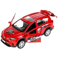 Технопарк Машина металлическая «Toyota Rav 4. Спорт» 12 см, открываются двери, инерционная