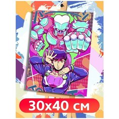 Картина по номерам Аниме JOJO (Джованна, Джотаро, ДжоДжо) - 7725 В 30x40